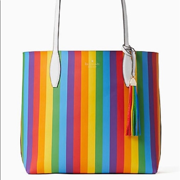 kate spade Handbags - HP! KATE SPADE🌈RAINBOW TOTE! Plus free wristlet!